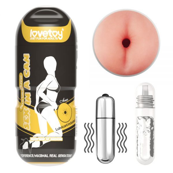 Мастурбатор с вибрацией Anus Stamina Tunnel