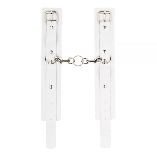 Оковы Leather Standart Leg Cuffs, White