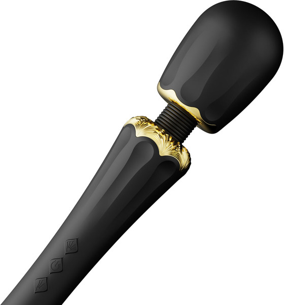 Вибратор микрофон с насадками Zalo Kyro Wand Obsidian Black