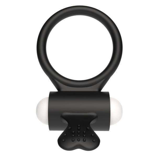 Эрекционное виброкольцо Power Clit Cockring , Black