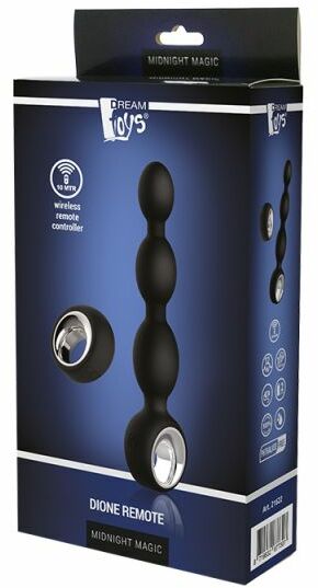 Анальные бусы с вибрацией DREAM TOYS MAGIC DIONE REMOTE