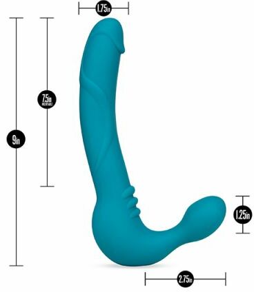 Вибростимулятор TEMPTASIA LUNA STRAPLESS SILICONE DILDO