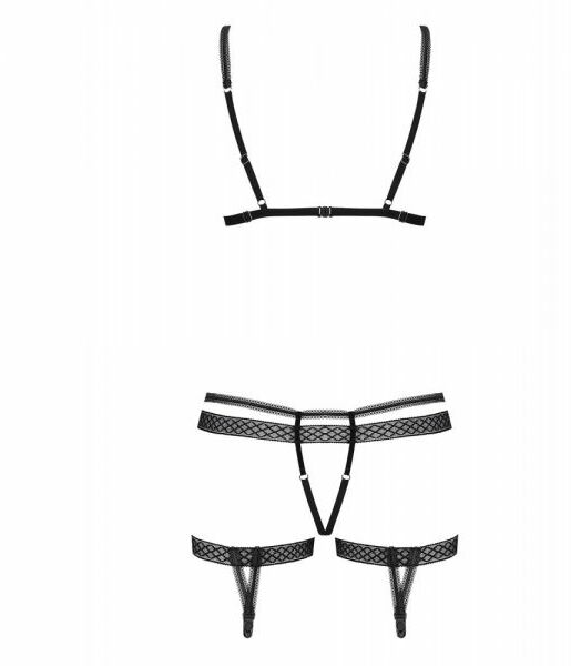 Комплект Obsessive 855-SEA-1 3 pcs set L/XL