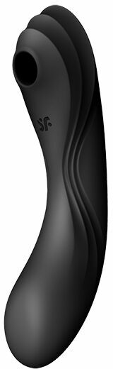 Вакуумный стимулятор с вибрацией Satisfyer Curvy Trinity 4 Black