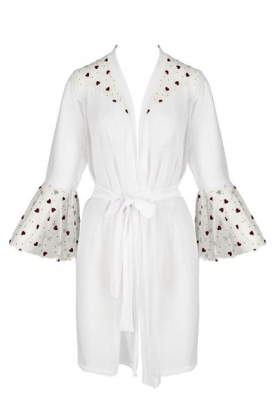 LOVELIA PEIGNOIR white L/XL - Passion