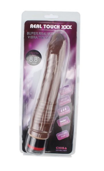 Вибромассажер 8.8” Vibe Cock, Brown