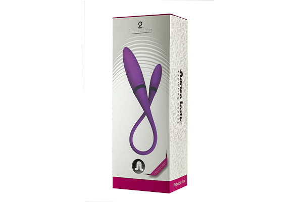 Вибратор двусторонний Adrien Lastic AD-2 с пультом LRS