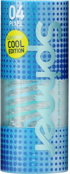 Мастурбатор Tenga Spinner 04 Pixel Cool Edition с упругой стимулирующей спиралью внутри