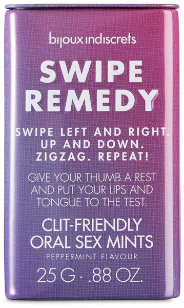 Мятные конфеты Bijoux Indiscrets SWIPE REMEDY - clitherapy oral sex mints
