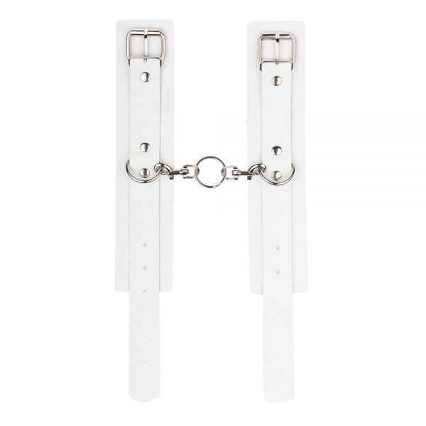 Наручники Leather Standart Hand Cuffs, White