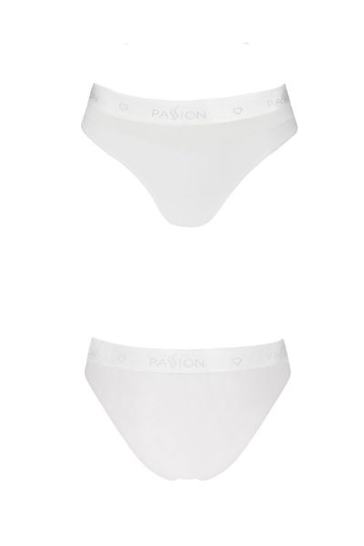 Трусики с прозрачной вставкой Passion PS006 PANTIES white, size XL
