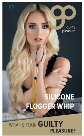 Флогер GP SILICONE FLOGGER WHIP YELLOW