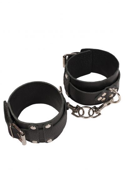 Оковы Leather Dominant Leg Cuffs, Black