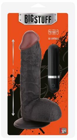 Вибромассажер BIGSTUFF 7.5INCH, BLACK