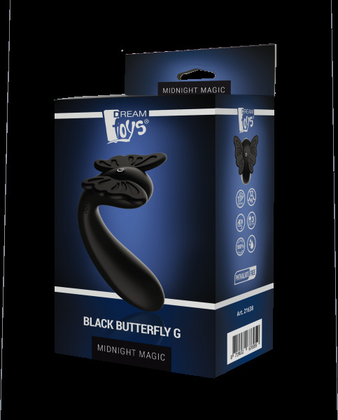 Вибромассажер MIDNIGHT MAGIC BLACK BUTTERFLY G