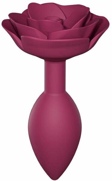Силиконовая анальная пробка Love To Love OPEN ROSES M SIZE - PLUM STAR