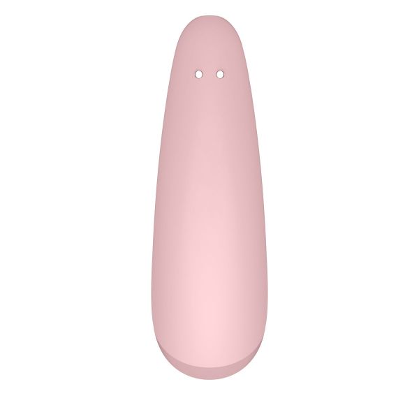 Вакуумный клиторальный стимулятор Satisfyer Curvy 2+ Pink с управлением через интернет