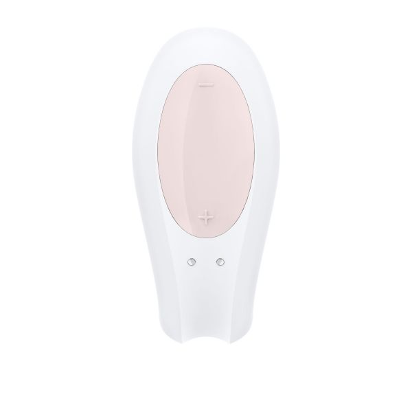 Смарт-вибратор для пар Satisfyer Double Joy White с широким клиторальным стимулятором