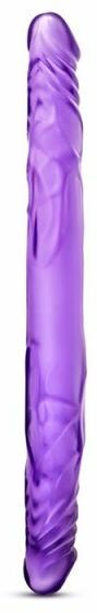 T330741 Двойной фаллоимитатор B YOURS 18INCH DOUBLE DILDO PURPLE