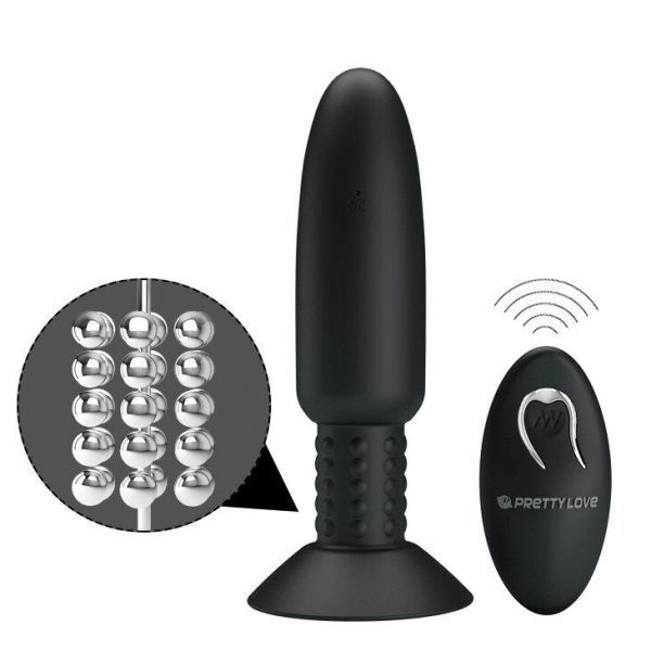 Анальная пробка с риминг-эффектом Beaded For Extra Pleasure