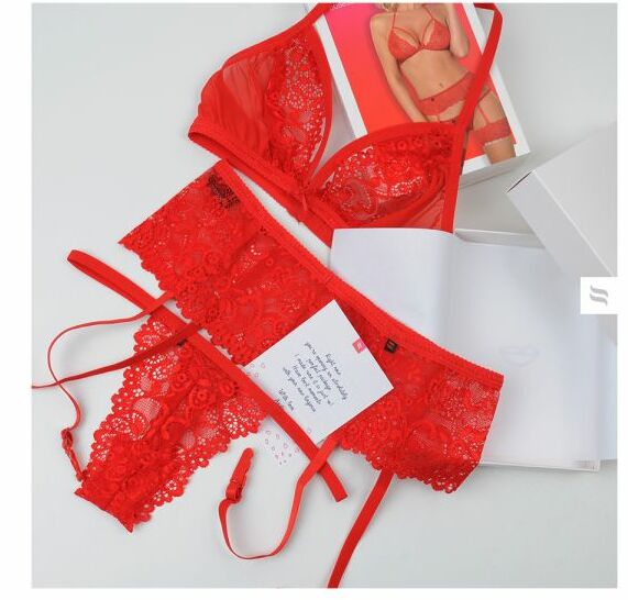410929 Комплект Obsessive 838-SEG-3 SET L/XL красный