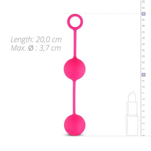 Вагинальные шарики Love balls With Counterweight, Pink