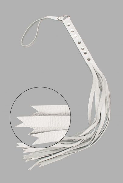 Флогер S&M Fancy Leather Floger, White