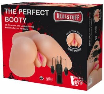 3D Мастурбатор с вибрацией REALSTUFF THE PERFECT BOOTY