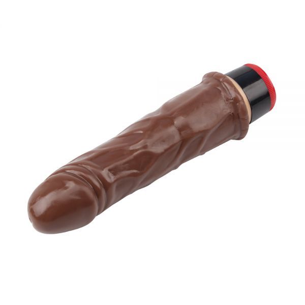 Вибромассажер 7” Vibe Cock, Brown