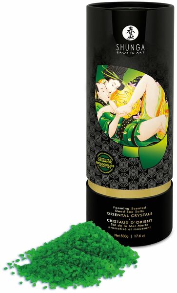 Соль для ванны Shunga Oriental Crystals Bath Salts ORGANIC - Lotus Flower (500 г) соль Мертвого моря