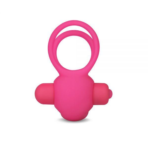 Эрекционное виброкольцо Power Clit Cockring, Pink