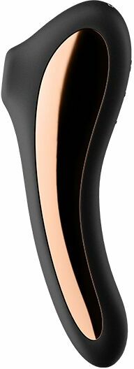 Вакуумный стимулятор с вибрацией Satisfyer Dual Kiss Black