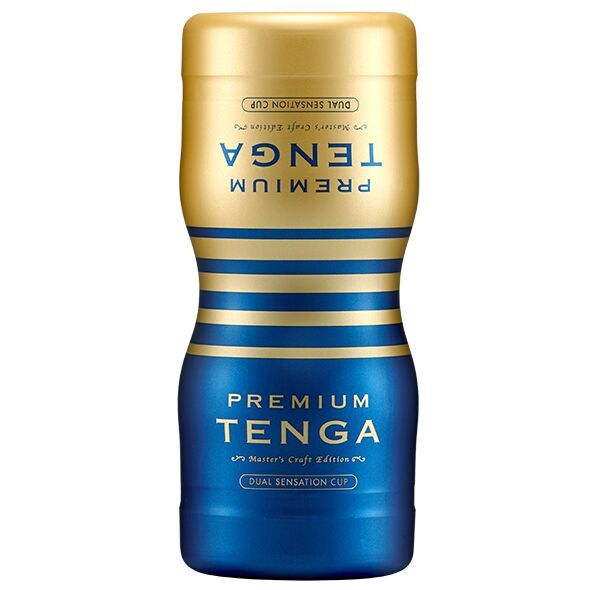 Мастурбатор Tenga Premium Dual Sensation Cup двусторонний, с двумя независимыми каналами