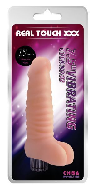 Вибромассажер 7.5" Vibrating Cock No.02