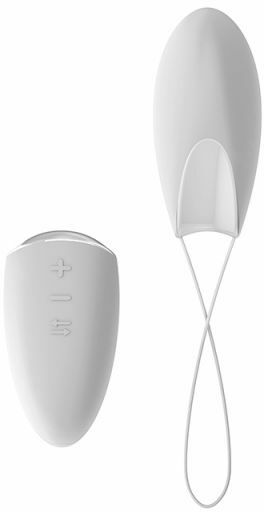 Виброяйцо OVO R1 REMOTE, WHITE/CHROME