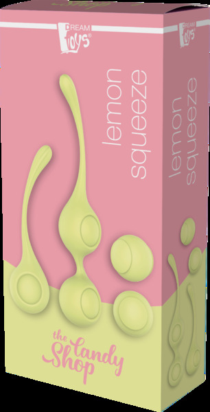Вагинальные шарики Dream Toys THE CANDY SHOP LEMON SQUEEZE