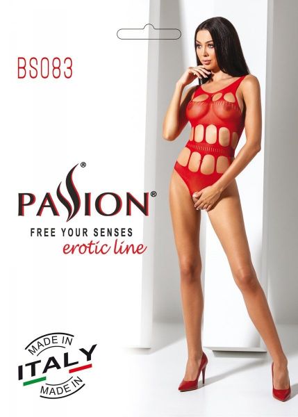 Бодистокинг Passion BS083 red