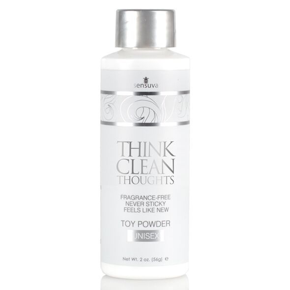 Пудра для ухода за игрушками Sensuva Think Clean Thoughts Toy Powder (56 грамм)