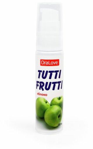 Съедобная смазка OraLove tutti-frutti, Яблоко, 30 г