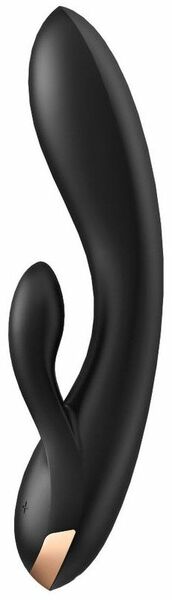 Вибратор кролик Satisfyer Double Flex Black
