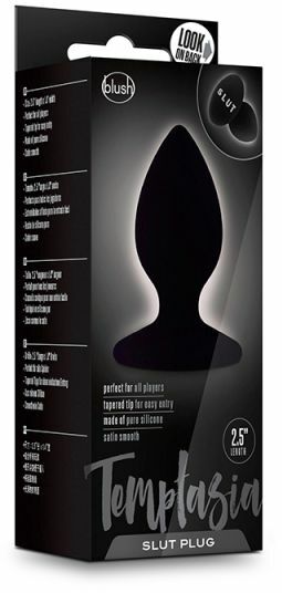 Анальная пробка TEMPTASIA SLUT PLUG BLACK