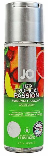 Смазка на водной основе System JO H2O - Tropical Passion (60 мл) без сахара, растительный глицерин