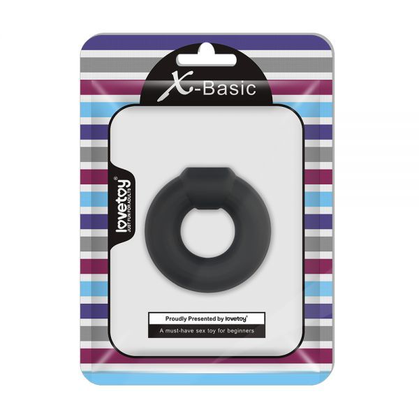 Эрекционное кольцо Silicone Cockring, Black