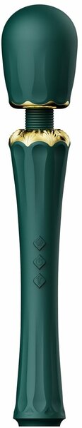 Вибратор микрофон с насадками Zalo Kyro Wand Turquoise Green