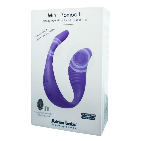Вибратор для пар Adrien Lastic Mini Romeo II с пультом LRS и двумя моторчиками