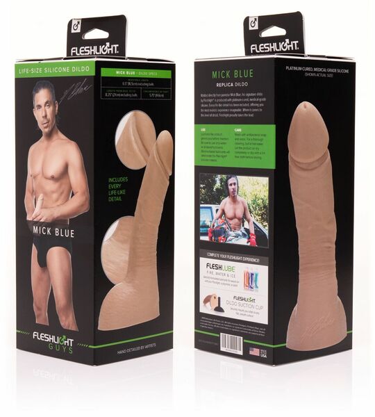 Фаллоимитатор Fleshlight Guys: Mick Blue Dildo, по слепку пениса