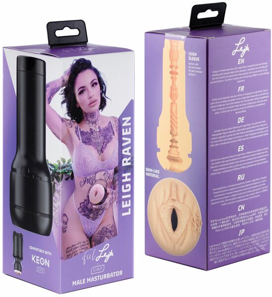 Мастурбатор Kiiroo Feel Leigh Raven, копия вагины порнозвезды