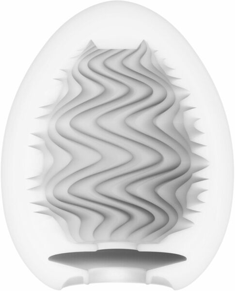 Мастурбатор-яйцо Tenga Egg Wind с зигзагообразным рельефом