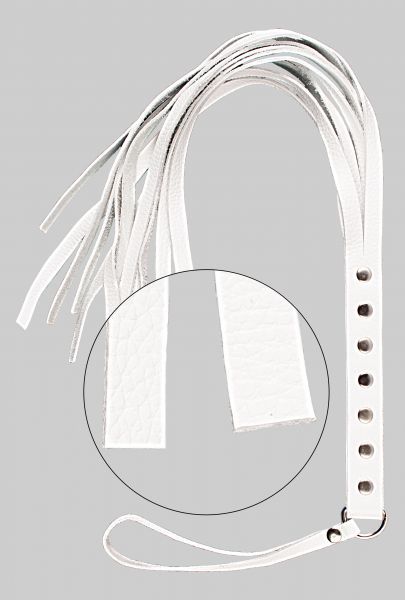 Флогер S&M Fancy Leather Floger, White
