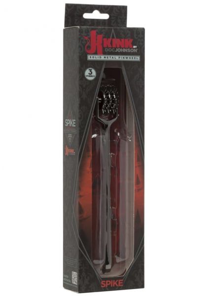Колесо Вартенберга игольчатое на 3 ряда зубцов Doc Johnson Kink- Spike - Solid Metal Pinwheel - 3 Wh